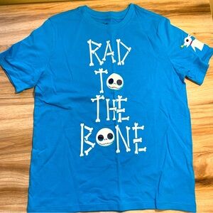 Disney Jack Skellington bones Boys kids T-Shirt M 8 Cotton Short Sleeve Tee new